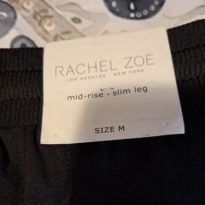 Rachel Zoe Black Slim Leg Trousers